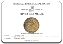 2007 RHS Chelsea Silver Gilt medal winner