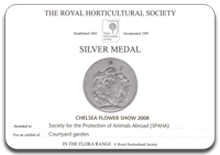 2008 RHS Chelsea Silver medal winner 