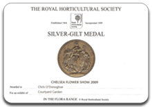 2009 RHS Chelsea Silver Gilt medal winner