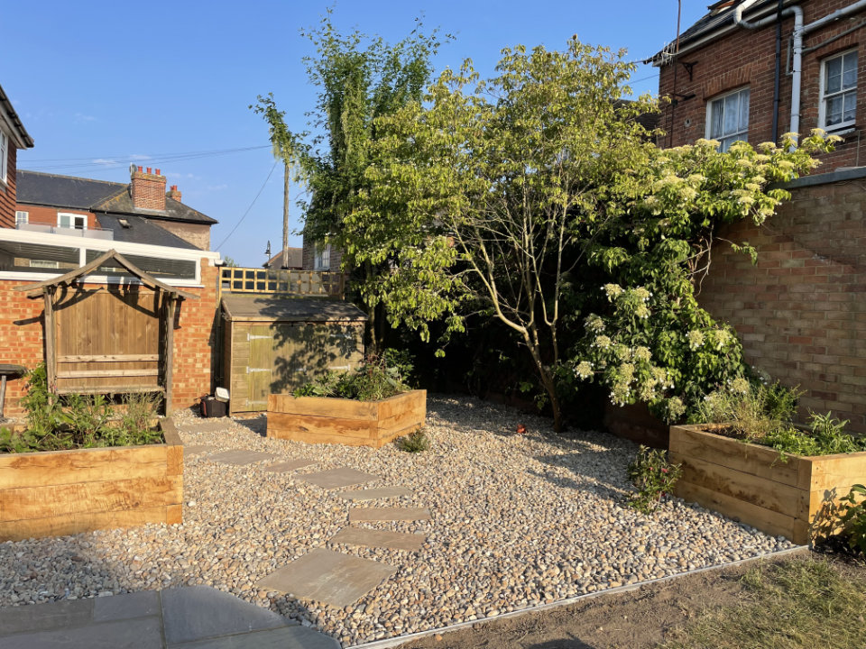 Bexhill town garden After