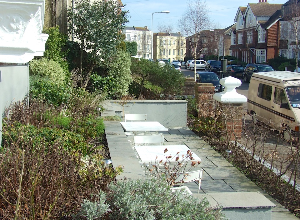 Hastings front garden before planting
