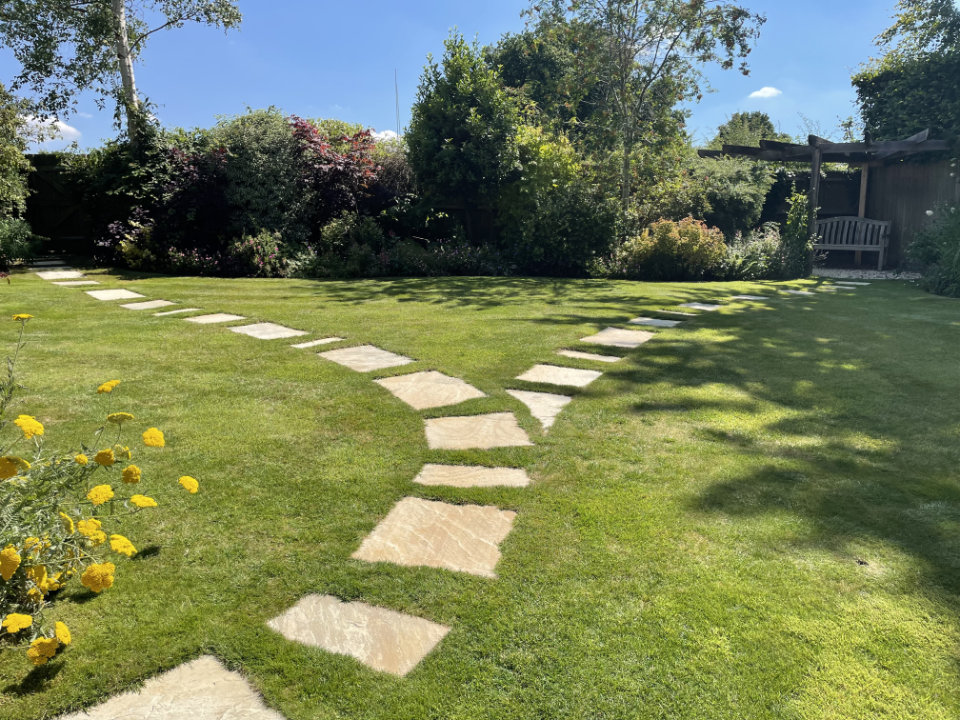Tunbridge Wells garden stepping stones